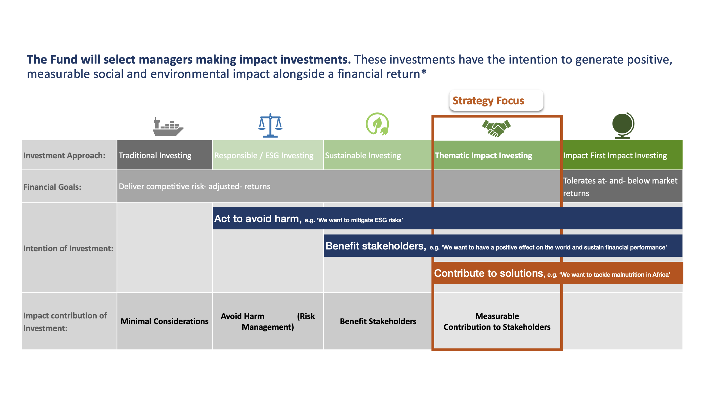 Impact Strategy Focus